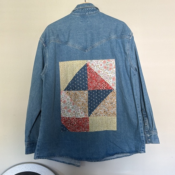 LEVI’S Dorsey XL Western Shirt M - Picture 8 of 9